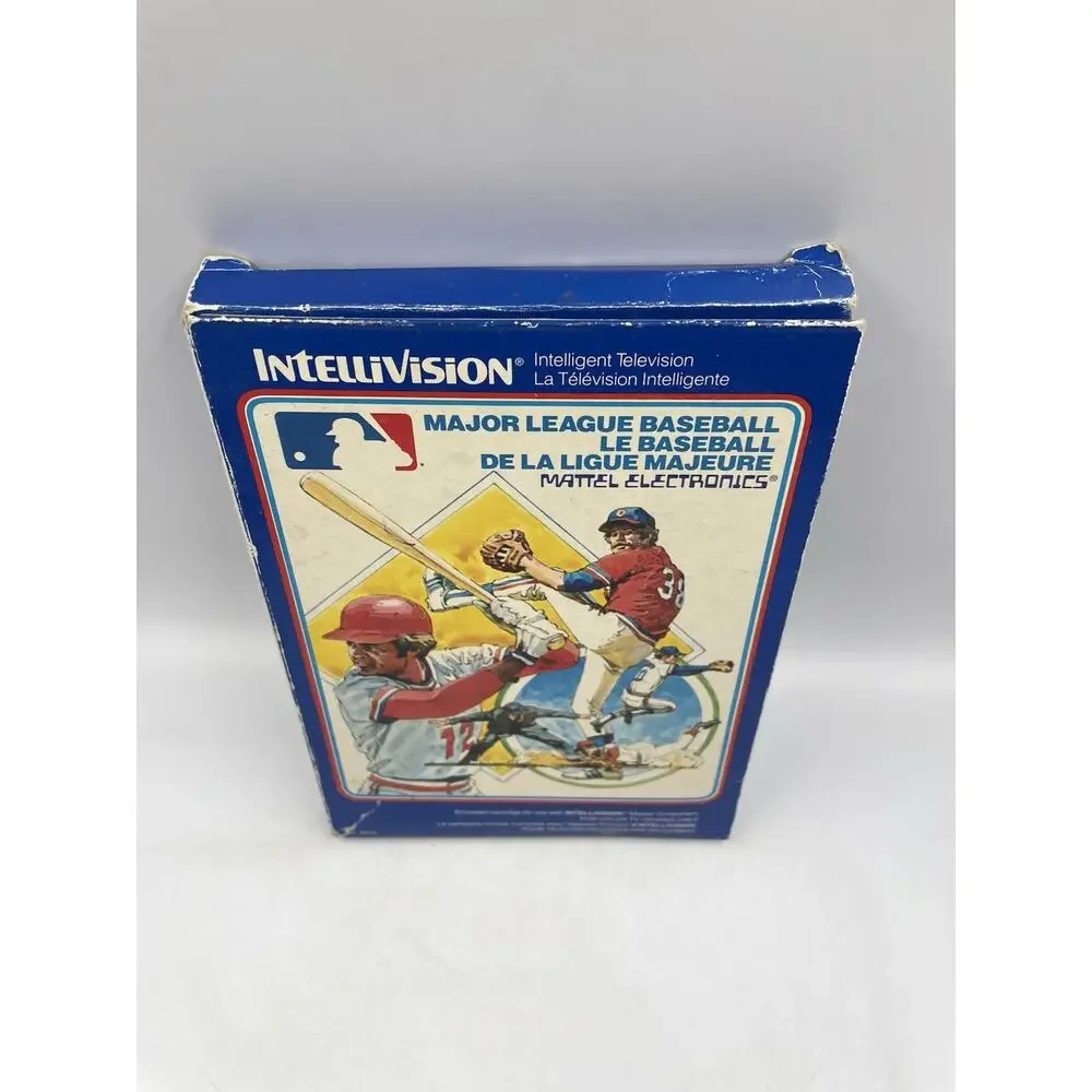 Vintage Intellivision MAJOR LEAGUE BASEBALL Video Game 1979 CIB Box Manual
